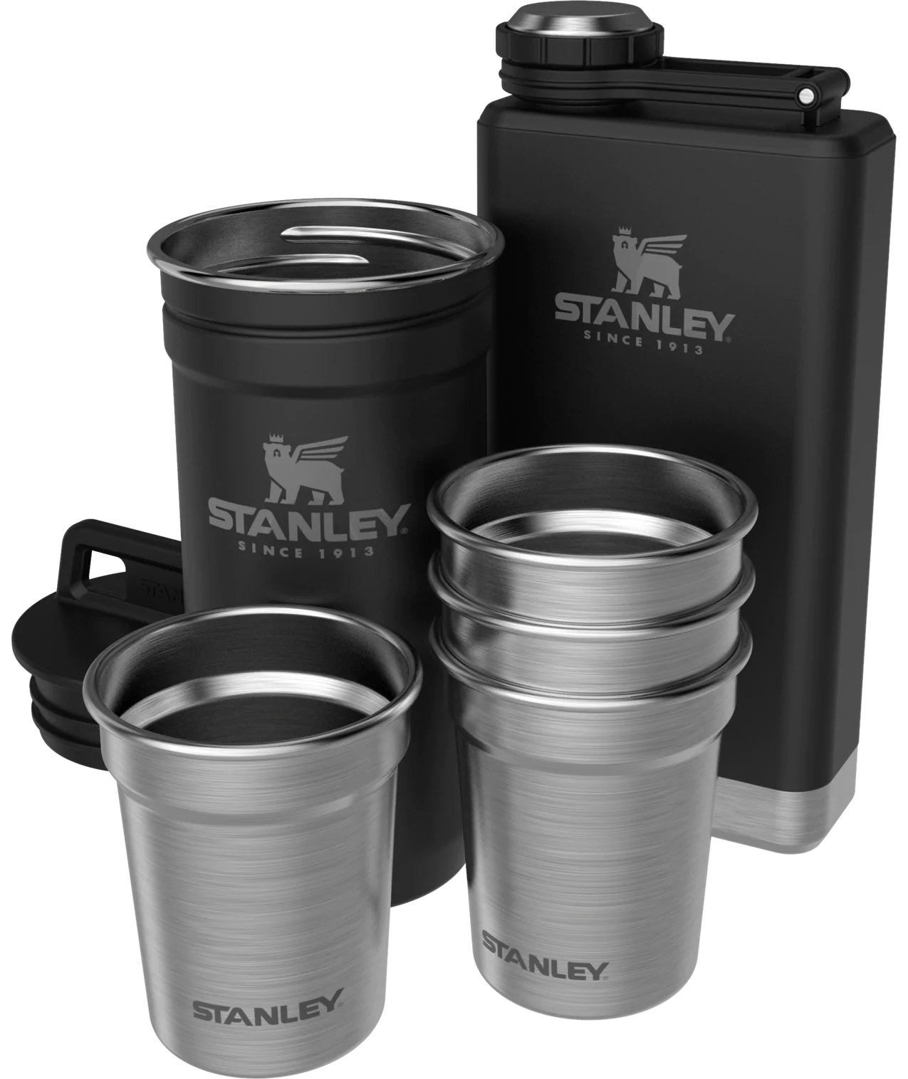 Promotional Stainless Steel Shot Glass Set - 1 oz.