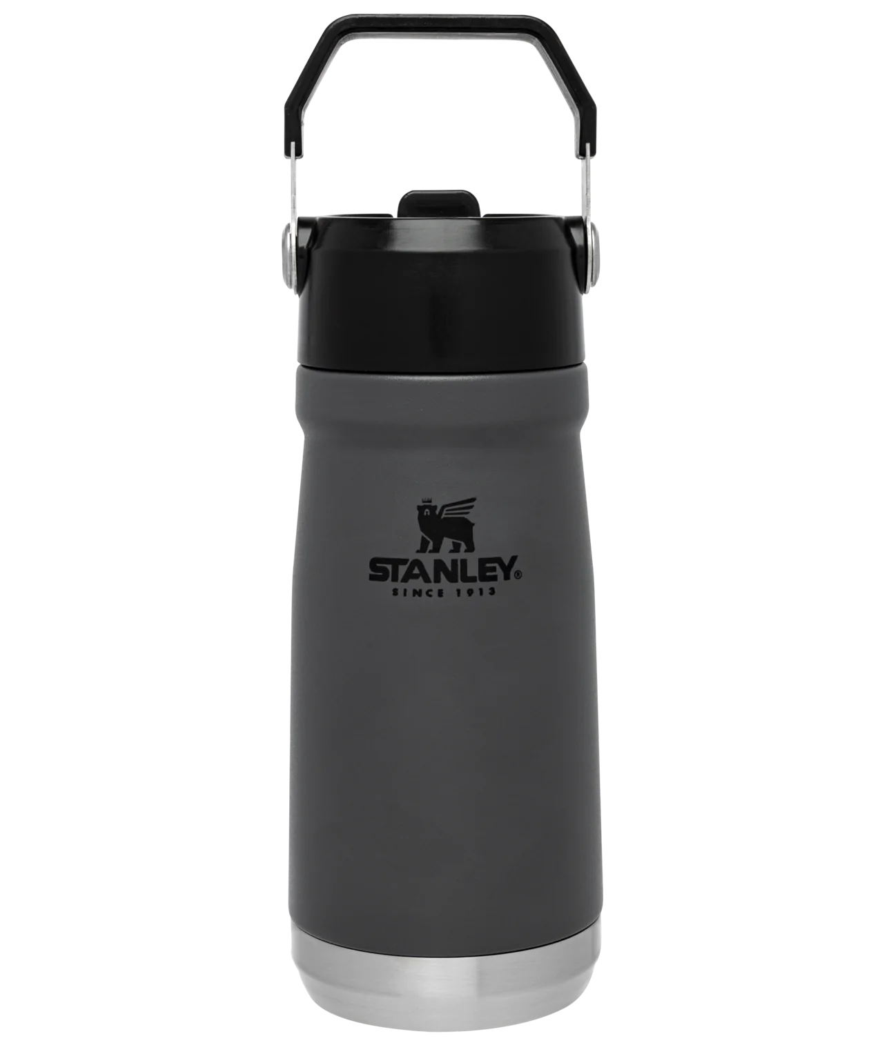 Stanley The IceFlow Flip Straw Water Bottle | 22 oz Charcoal