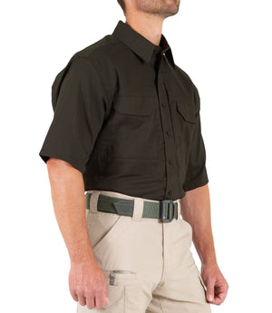 First Tactical Men's V2 Tactical Short Sleeve Shirt - Brown