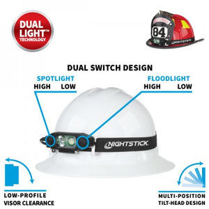 NightStick NSP-4616B Low-Profile Dual-Light™ Headlamp