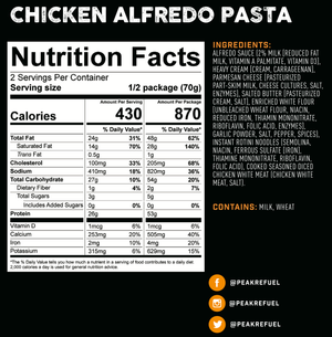 Peak Refuel Chicken Alfredo