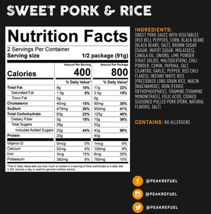 Peak Refuel Sweet Pork