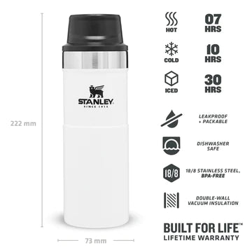 Mighty Mug Go - Stainless Steel - Charcoal - 16 oz