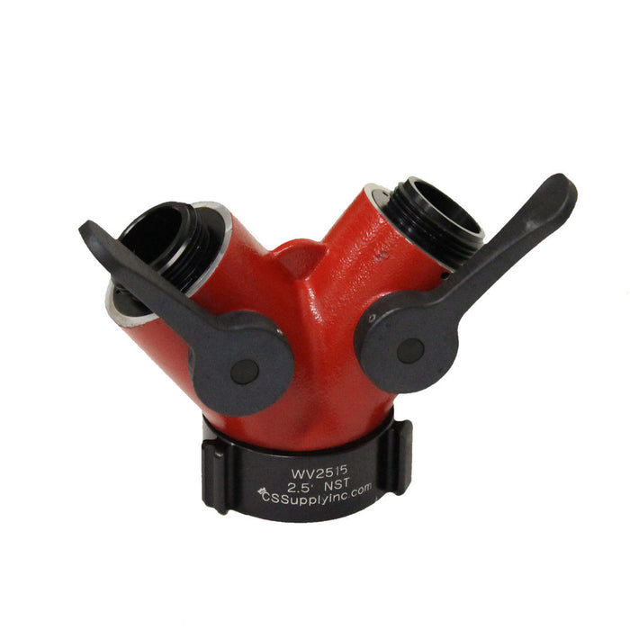 C&S Supply MODEL #WV2515 2 1/2" Female Inlet with 2 X 1 1/2" Male Outlets