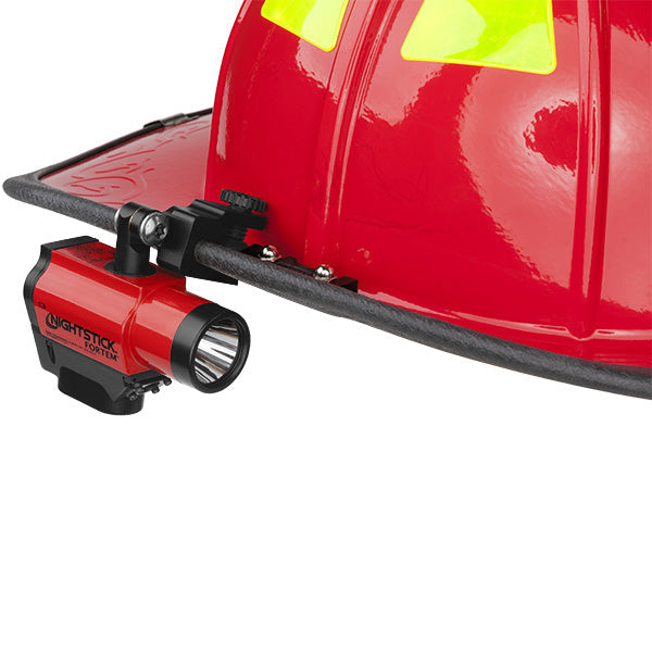 Nightstick - FORTEM™ Intrinsically Safe Helmet Dual-Light - 2 CR123 - Red - UL913