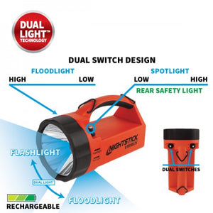 NightStick - VIRIBUS™ Intrinsically Safe Rechargeable Dual-Light™ Lantern