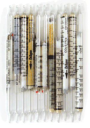 Dräger sampling tubes and systems