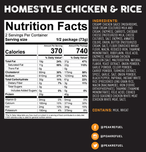 Peak Refuel Homestlye Chicken & Rice