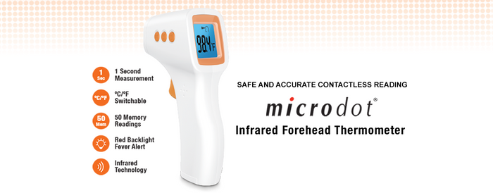 Microdot Infrared Forehead themometer