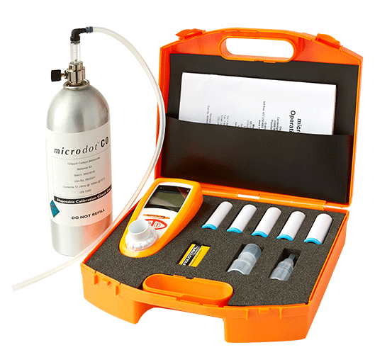 Microdot CO Breath Analyzer Kit